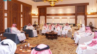صورة ولي العهد يستقبل أمراء المناطق بمناسبة اجتماعهم السنوي الثاني والثلاثين