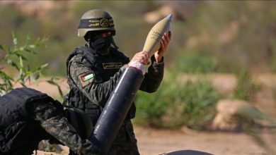 صورة “سرايا القدس” تستهدف موقع قيادة إسرائيلي جنوب رفح بصواريخ 107