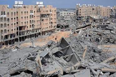 من الدمار في غزة (أرشيفية من فرانس برس)