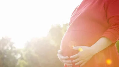 صورة المفتي يوضح: حكم نقض وضوء  المرأة الحامل بالقيء