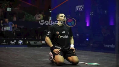 صورة مصطفى عسل يصعد إلى نهائي بطولة الجونة الدولية للاسكواش