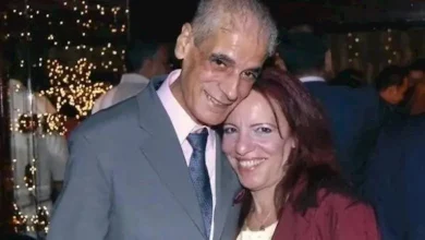 صورة وفاة المخرج مصطفى درويش زوج الفنانة عارفة عبد الرسول