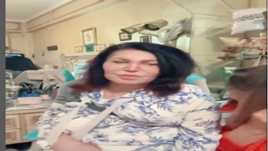 صورة إصابة الفنانة نجوى فؤاد بكسر في ذراعها ولقاء سويدان تنشر فيديو معها