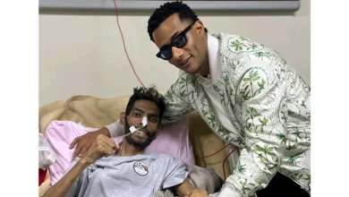 صورة محمد رمضان ينعى إبراهيم شيكا لاعب الزمالك الراحل