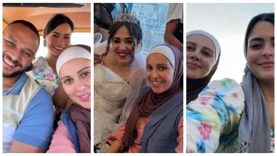 صورة ياسمين رئيس تشارك جمهورها صورًا من كواليس فيلم “الفستان الأبيض”
