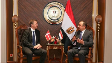 صورة وزير قطاع الأعمال : يبحث فرص التعاون مع القائم بأعمال سفارة الدنمارك ووفد من الشركات الدنماركية