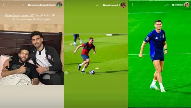 صورة ستوري نجوم كرة القدم.. تهنئة شيكا .. زيارة لاعب الزمالك للقندوسي.. واحتفال إمام عاشور بمولوده