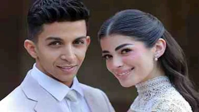 صورة بالصور.. ليلى زاهر تنشر صورًا جديدة من عقد قرانها على هشام جمال