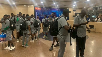 صورة بعثة منتخب نيجيريا تصل القاهرة للمشاركة في الأمم الإفريقية للشباب