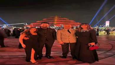 صورة كارمن سليمان تنشر صورًا رفقة زوجها من حفل زفاف ليلى زاهر وهشام جمال