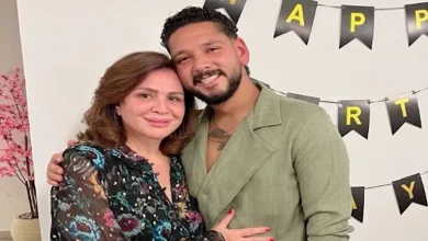 صورة بالصور.. عقد قران والدة محمود شاهين نجل شقيق إلهام شاهين