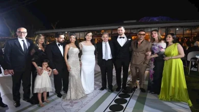 صورة 20 صورة.. يسرا ومحمد ورامي إمام في حفل زفاف ابنة شقيق عادل إمام