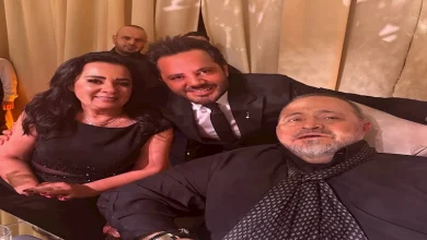 صورة جورج وسوف يحتفل بزفاف نجله حاتم (صور)