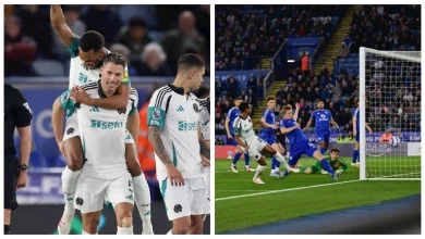 صورة لاعب نيوكاسل ميرفي يباغت ليستر بهدفين خلال 9 دقائق (فيديو)