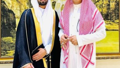 صورة آل عريعر وآل منصور يحتفلون بزوج راكان  أخبار السعودية