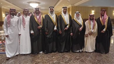 صورة أسرتا زغابة ومحمود تحتفلان بعقد قران وليد  أخبار السعودية