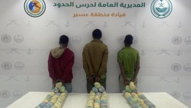 صورة رجال «حدود عسير» يضبطون 3 مخالفين لتهريبهم 45 كيلوجرامًا من القات  أخبار السعودية