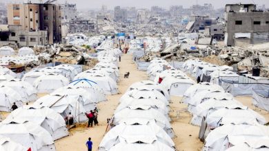 صورة نتنياهو يغرق في وحل غزة  أخبار السعودية