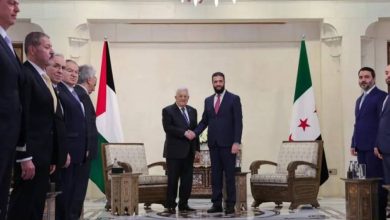 صورة أبو مازن في دمشق للمرة الأولى منذ 16 عاماً  أخبار السعودية