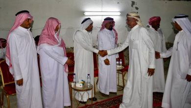 صورة آل بن عشيم يستقبلون المواسين في فقيدهم  أخبار السعودية