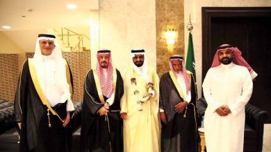 صورة آل طروش يحتفي بليلة العمر  أخبار السعودية