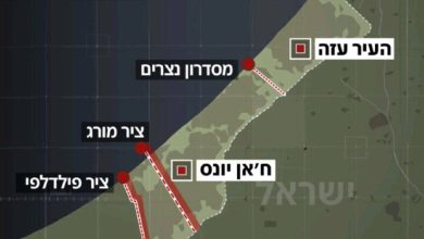 صورة تقرير: أجهزة الأمن الإسرائيلية “فوجئت” بإعلان نتنياهو بشأن محور “فيلادلفي الثاني”