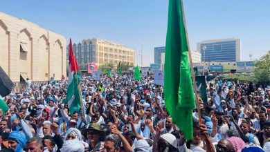 صورة آلاف الموريتانيين يطالبون بوقف عدوان إسرائيل على غزة