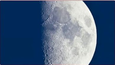 صورة التربيع الأول لشهر شوال يزين السماء الليلة