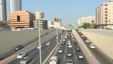 صورة انسيابية حركة المركبات على طريق الملك عبد الله في جدة