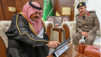 صورة أمير حائل يدشّن فعاليات أسبوع المرور الخليجي 2025