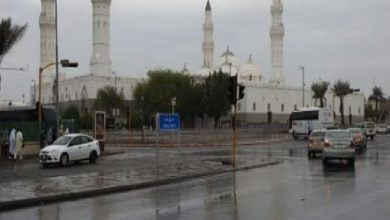 صورة أمطار متوسطة إلى غزيرة على الرياض ومعظم مناطق المملكة حتى الإثنين