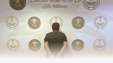 صورة دوريات المجاهدين بجازان تقبض على مواطن لنقله 10 مخالفين لنظام أمن الحدود