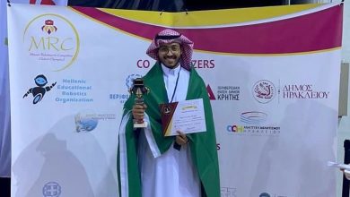 صورة طالب بجامعة الطائف يحقق المركز الأول عالميًا في أولمبياد الروبوتات والبرمجة باليونان