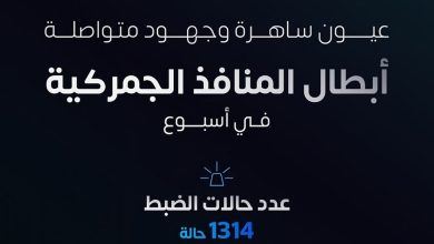 صورة «المنافذ الجمركية» تسجل 1314 حالة ضبط خلال أسبوع