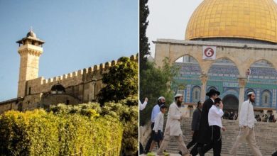 صورة مئات المستعمرين يقتحمون المسجد الأقصى في رابع أيام “الفصح اليهودي”