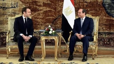 صورة قمة مصرية فرنسية أردنية في القاهرة لبحث وقف إطلاق النار واعادة اعمار غزة ..