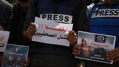 صورة مركز حقوقي: عدد شهداء الصحافة بغزة هو الأعلى في العالم