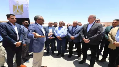 صورة افتتاح محطة الغاز الرئيسية التابعة لشركة طاقة غاز