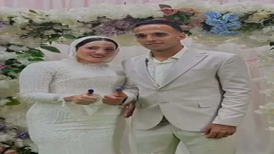 صورة 7 صور ترصد كتب كتاب نجم الزمالك ناصر منسي