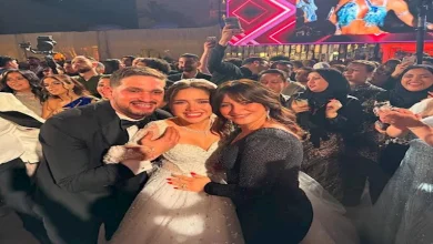 صورة بالصور- ريهام عبد الغفور تهنئ رنا رئيس بحفل زفافها:”حبيبة قلبي وبنوتي”