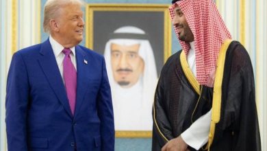 صورة حين تبدأ بـ «سلام» ولي العهد.. وتنتهي بـ «سلام» ترمب  أخبار السعودية