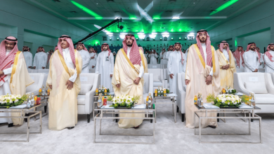 صورة محافظ الخرج ووزير التعليم يرعيان حفل تخريج دفعة جديدة من متدربي معهد الصناعات الغذائية