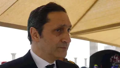 صورة علاء مبارك ينعى والد الفنان محمد رمضان
