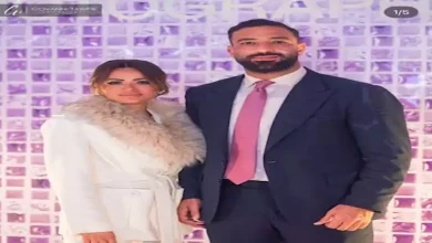 صورة ميدو ينشر 4 صور رفقة زوجته في إحدى الحفلات