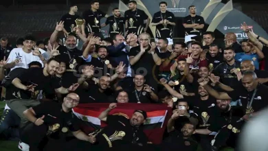 صورة الأهلي يهنئ سيراميكا بالفوز بكأس عاصمة مصر