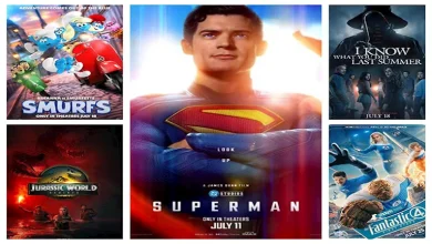 صورة سوبرمان و فانتاستيك فور وعالم الديناصورات.. أفلام شهر يوليو
