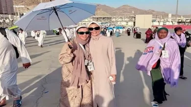 صورة بالصور- ريهام حجاج مع سعد الدين الهلالي خلال أداء مناسك الحج