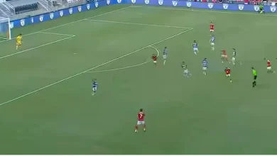 صورة ملخص بالفيديو للمسات زيزو في ظهوره الأول مع الأهلي