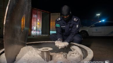 صورة «الزكاة والضريبة والجمارك»: إحباط تهريب أكثر من 1.7 مليون حبة من مادة «الإمفيتامين» بميناء جدة  أخبار السعودية