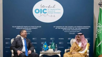 صورة وزير الخارجية يناقش مع نظيره الكازاخستاني المستجدات الإقليمية والدولية  أخبار السعودية